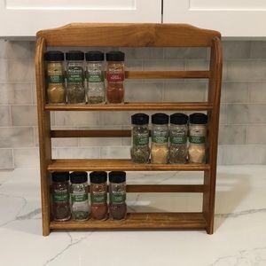 Wooden Spice Rack